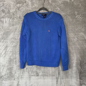 Vintage Polo Ralph Lauren Women's Thick Knit Sweater Size Med Preppy Tennis